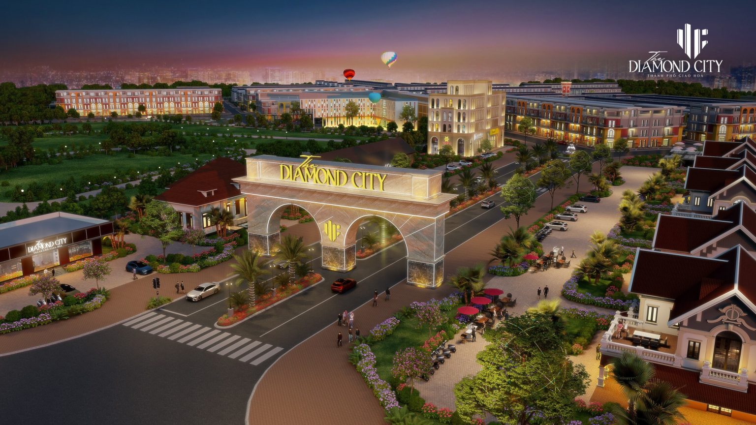 ĐẤT NỀN NHÀ PHỐ THE DIAMOND CITY ĐỨC HÒA